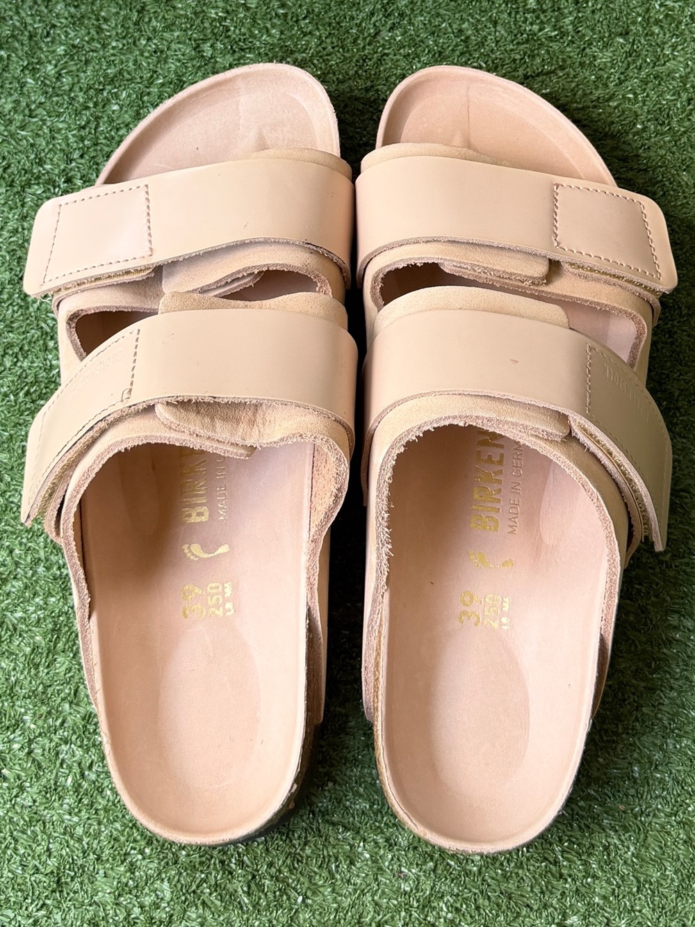 Birkenstock Uji New Beige Nubuck Leather Women’s Sandals